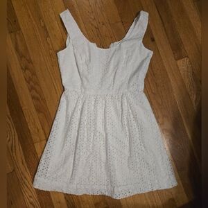 Vineyard Vines White Eyelet Dress